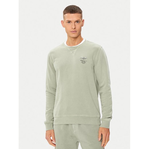 Aeronautica Militare Bluza 241FE1870F539 Zielony Regular Fit ze sklepu MODIVO w kategorii Bluzy męskie - zdjęcie 182744770