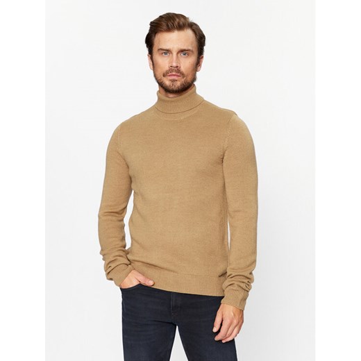 Blend Golf 20716087 Beżowy Regular Fit ze sklepu MODIVO w kategorii Swetry męskie - zdjęcie 182744804