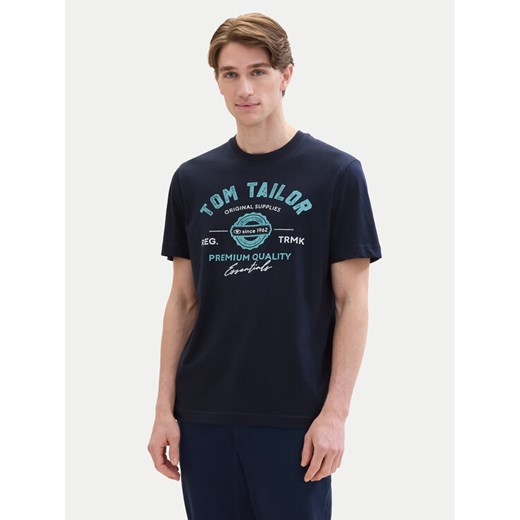 Tom Tailor T-Shirt 1037735 Granatowy Regular Fit ze sklepu MODIVO w kategorii T-shirty męskie - zdjęcie 182744851