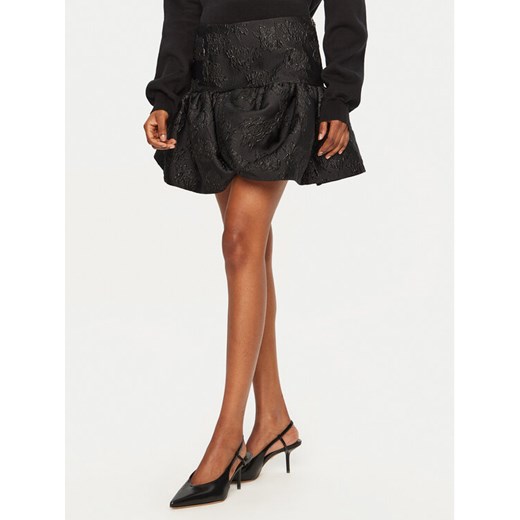 ROTATE Spódnica mini 113602100 Czarny Slim Fit ze sklepu MODIVO w kategorii Spódnice - zdjęcie 182744864