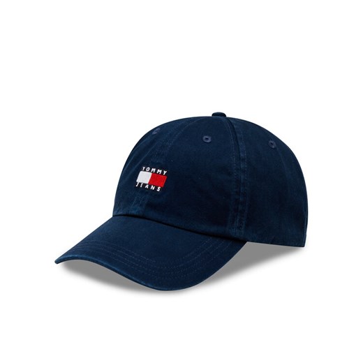Tommy Jeans Czapka z daszkiem Heritage AM0AM12020 Granatowy ze sklepu MODIVO w kategorii Czapki z daszkiem męskie - zdjęcie 182744890