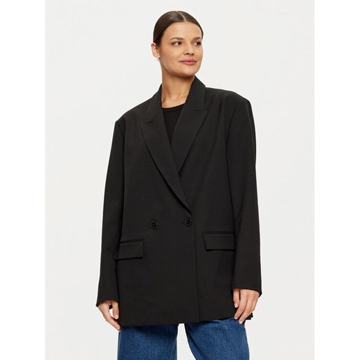 Calvin Klein Jeans Marynarka J20J224714 Czarny Regular Fit ze sklepu MODIVO w kategorii Marynarki damskie - zdjęcie 182744971