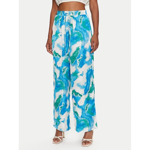 Vero Moda Spodnie materiałowe Ea 10326475 Niebieski Regular Fit ze sklepu MODIVO w kategorii Spodnie damskie - zdjęcie 182745023