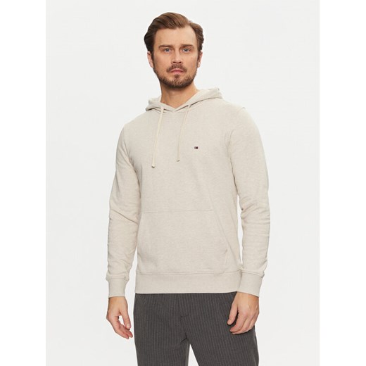 Tommy Hilfiger Bluza Essential MW0MW37235 Beżowy Regular Fit ze sklepu MODIVO w kategorii Bluzy męskie - zdjęcie 182745031