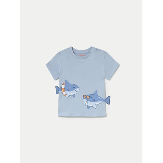 Mayoral T-Shirt 1061 Niebieski Regular Fit ze sklepu MODIVO w kategorii Kaftaniki i bluzki - zdjęcie 182745061