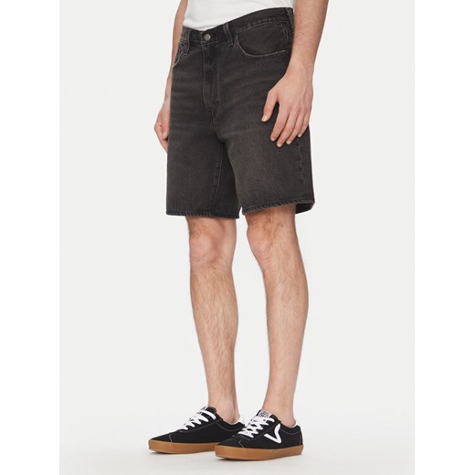 Levi's® Szorty jeansowe 468™ A8461-0006 Szary Loose Fit ze sklepu MODIVO w kategorii Spodenki męskie - zdjęcie 182745082