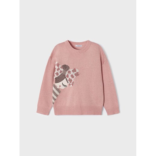 Mayoral Sweter 4.303 Różowy Regular Fit Mayoral 2Y MODIVO