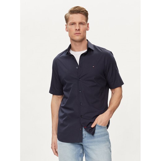 Tommy Hilfiger Koszula Core MW0MW34626 Granatowy Regular Fit ze sklepu MODIVO w kategorii Koszule męskie - zdjęcie 182745213