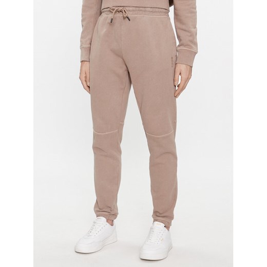 Boss Spodnie dresowe Se_Bosslogoraw 50505271 Brązowy Regular Fit ze sklepu MODIVO w kategorii Spodnie męskie - zdjęcie 182745270