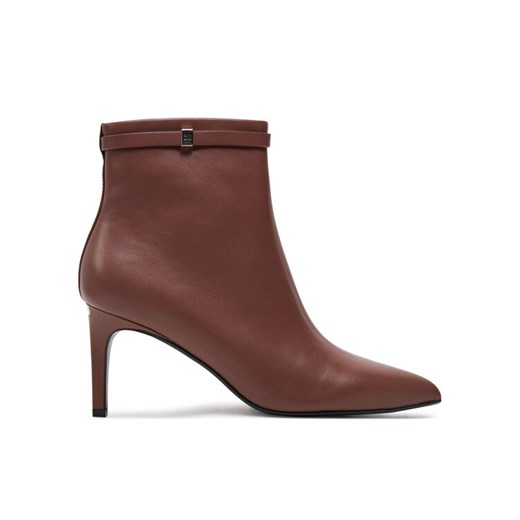Calvin Klein Botki HW0HW02172 Brązowy ze sklepu MODIVO w kategorii Botki - zdjęcie 182745361