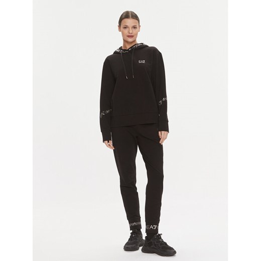 EA7 Emporio Armani Dres 8NTV52 TJTXZ 0200 Czarny Regular Fit ze sklepu MODIVO w kategorii Dresy damskie - zdjęcie 182745443