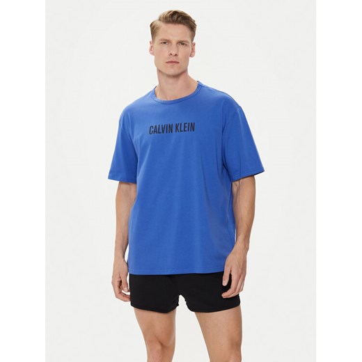 Calvin Klein Underwear T-Shirt 000NM2567E Niebieski Regular Fit ze sklepu MODIVO w kategorii T-shirty męskie - zdjęcie 182745492