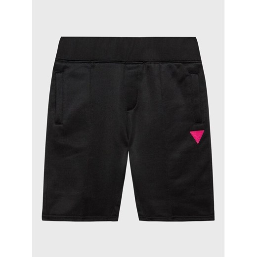 Guess Szorty sportowe L3RD04 KBIH2 Czarny Regular Fit ze sklepu MODIVO w kategorii Spodenki chłopięce - zdjęcie 182745531