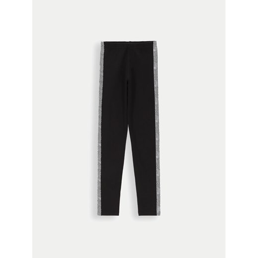 Coccodrillo Legginsy ZC4122107VGA Czarny Slim Fit ze sklepu MODIVO w kategorii Spodnie dziewczęce - zdjęcie 182745532