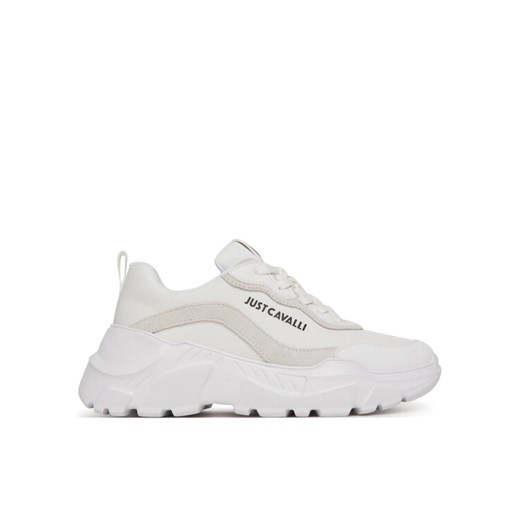Just Cavalli Sneakersy 78RA3SL5 Biały ze sklepu MODIVO w kategorii Buty sportowe damskie - zdjęcie 182745634
