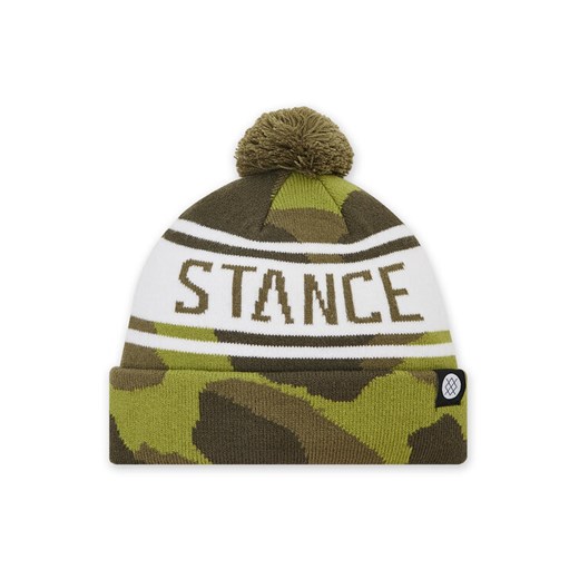 Stance Czapka Og Pom A262D21OG Zielony ze sklepu MODIVO w kategorii Czapki zimowe damskie - zdjęcie 182745691