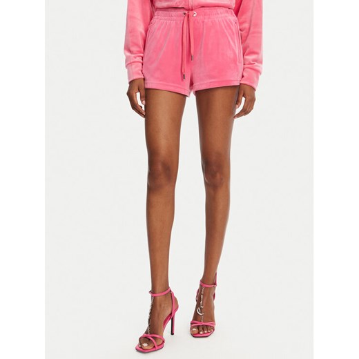 Juicy Couture Szorty sportowe Tamia JCWH121001 Różowy Regular Fit ze sklepu MODIVO w kategorii Szorty - zdjęcie 182745742