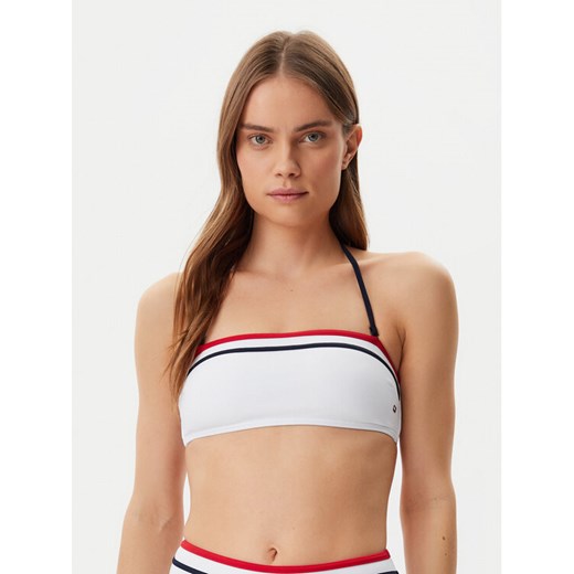 Tommy Hilfiger Góra od bikini UW0UW05873 Biały ze sklepu MODIVO w kategorii Stroje kąpielowe - zdjęcie 182745771