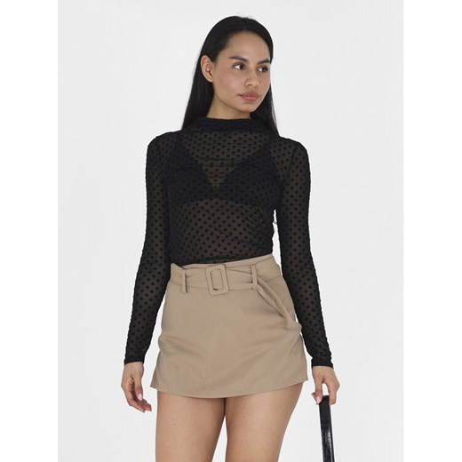 Brave Soul Bluzka LLT-225MINNIE Czarny Straight Fit ze sklepu MODIVO w kategorii Bluzki damskie - zdjęcie 182745784