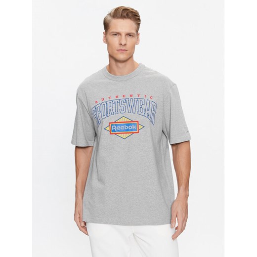 Reebok T-Shirt Sporting Goods II0674 Szary Regular Fit ze sklepu MODIVO w kategorii T-shirty męskie - zdjęcie 182745793