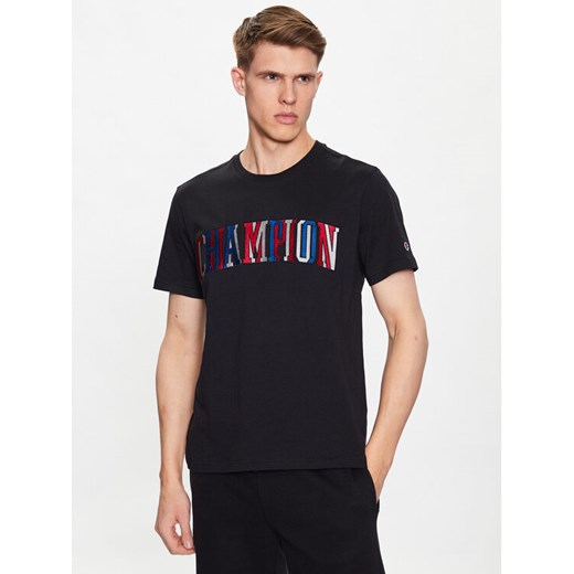 Champion T-Shirt 218512 Czarny Regular Fit ze sklepu MODIVO w kategorii T-shirty męskie - zdjęcie 182745831