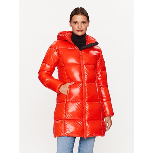 Save The Duck Kurtka zimowa D45650W-LUCK17 Czerwony Regular Fit ze sklepu MODIVO w kategorii Kurtki damskie - zdjęcie 182745934