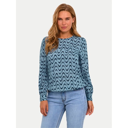 Kaffe Bluzka Mira 10508286 Niebieski Regular Fit ze sklepu MODIVO w kategorii Bluzki damskie - zdjęcie 182746071