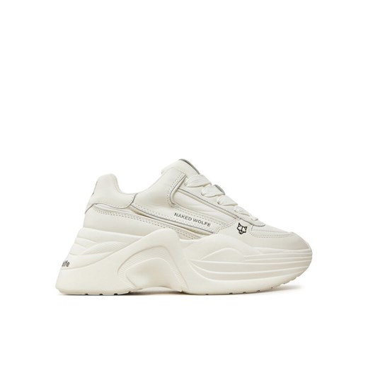 Naked Wolfe Sneakersy Temple Biały ze sklepu MODIVO w kategorii Buty sportowe damskie - zdjęcie 182746084