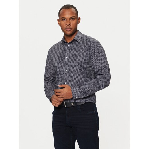 Tom Tailor Koszula 1043806 Granatowy Regular Fit ze sklepu MODIVO w kategorii Koszule męskie - zdjęcie 182746113