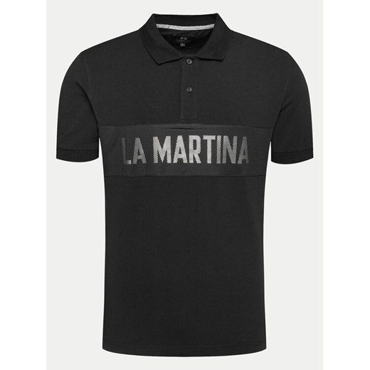 La Martina Polo YMP310 JS324 Czarny Regular Fit ze sklepu MODIVO w kategorii T-shirty męskie - zdjęcie 182746122