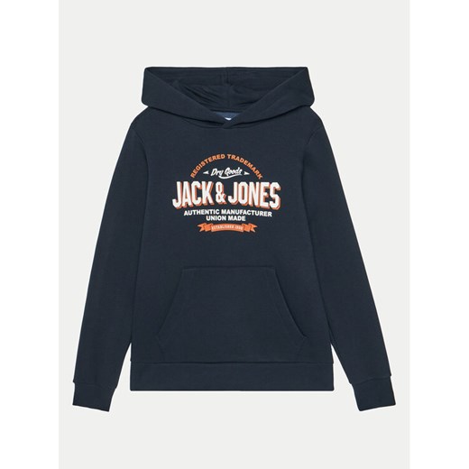 Jack&Jones Junior Bluza 12258823 Granatowy Regular Fit ze sklepu MODIVO w kategorii Bluzy chłopięce - zdjęcie 182746154