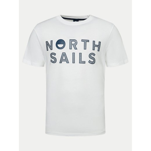 North Sails T-Shirt 692973 Biały Regular Fit ze sklepu MODIVO w kategorii T-shirty męskie - zdjęcie 182746262
