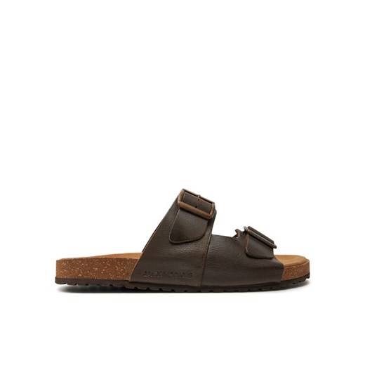 Jack&Jones Klapki Louis 12231423 Brązowy ze sklepu MODIVO w kategorii Klapki męskie - zdjęcie 182746344