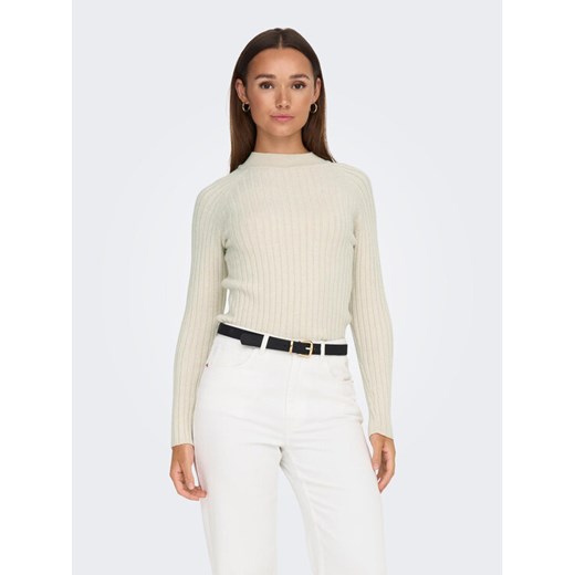 JDY Sweter 15238267 Beżowy Regular Fit ze sklepu MODIVO w kategorii Swetry damskie - zdjęcie 182746350