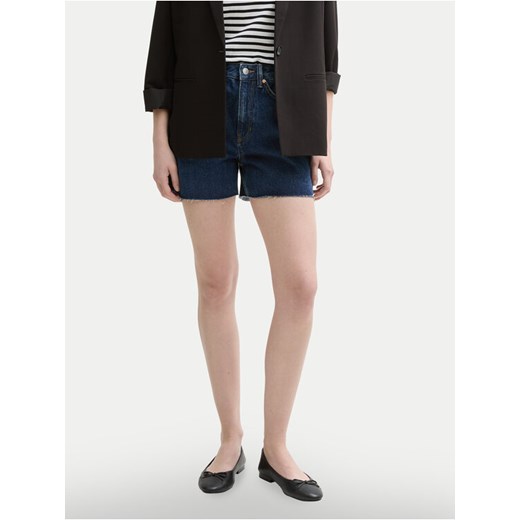 Tom Tailor Denim Szorty jeansowe 1045651 Granatowy Regular Fit ze sklepu MODIVO w kategorii Szorty - zdjęcie 182746352