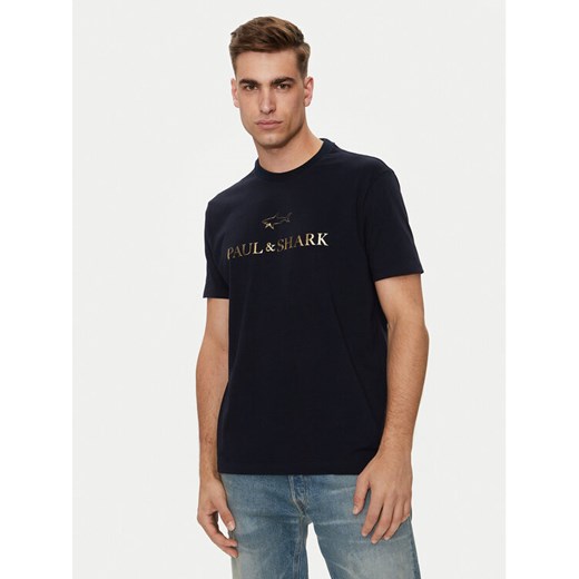 Paul&Shark T-Shirt 14311602 Granatowy Regular Fit ze sklepu MODIVO w kategorii T-shirty męskie - zdjęcie 182746353