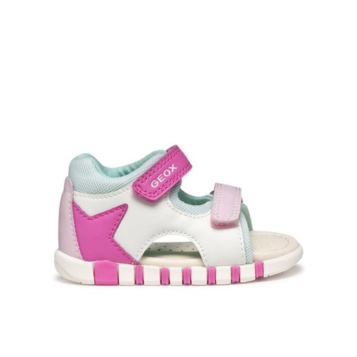 Geox Sandały B Sandal Iupidoo B5517B 0BC14 C0563 Biały ze sklepu MODIVO w kategorii Sandały dziecięce - zdjęcie 182746373