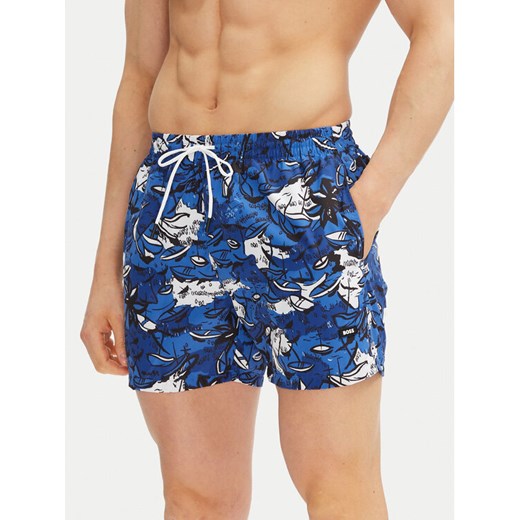 BOSS Szorty kąpielowe Willow 50539931 Niebieski Regular Fit ze sklepu MODIVO w kategorii Kąpielówki - zdjęcie 182746452