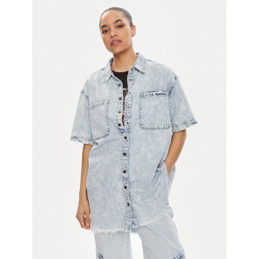 One Teaspoon Sukienka jeansowa Paris 26300 Niebieski Relaxed Fit ze sklepu MODIVO w kategorii Sukienki - zdjęcie 182746474