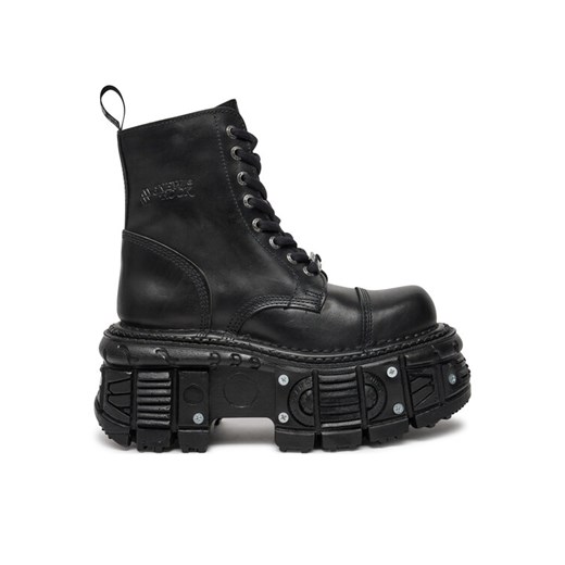 NEW ROCK Glany M-TANK083-C1 Czarny ze sklepu MODIVO w kategorii Workery damskie - zdjęcie 182746520