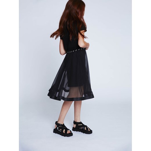 DKNY Spódnica D33606 S Czarny Regular Fit ze sklepu MODIVO w kategorii Spódnice dziewczęce - zdjęcie 182746641