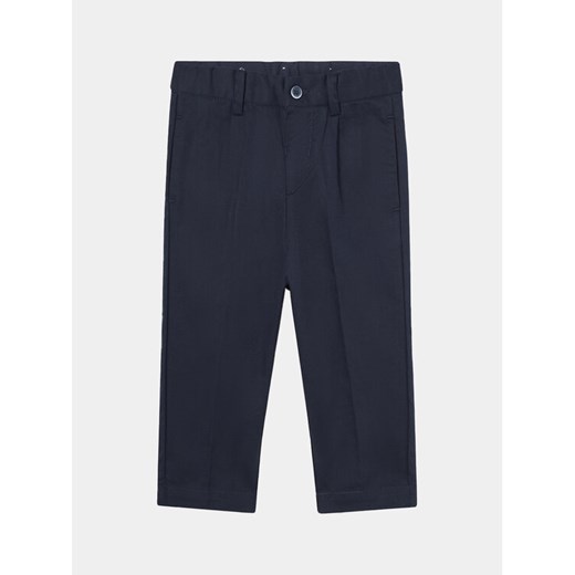 Mayoral Spodnie materiałowe 1547 Granatowy Slim Fit ze sklepu MODIVO w kategorii Spodnie i półśpiochy - zdjęcie 182746651