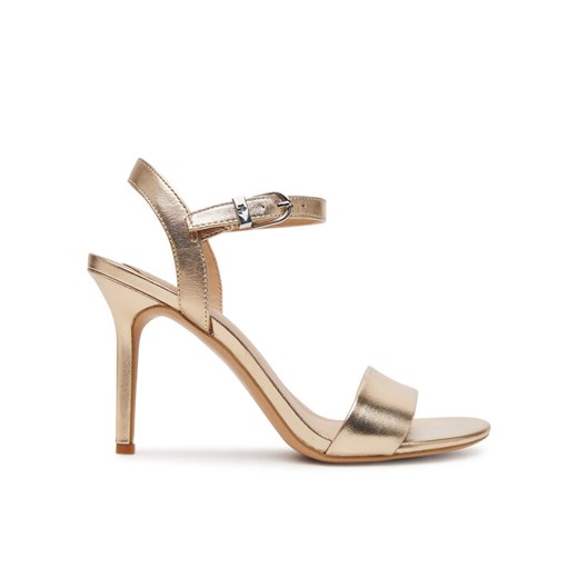 LAUREN RALPH LAUREN Sandały Gwen 802956289002 Złoty ze sklepu MODIVO w kategorii Sandały damskie - zdjęcie 182746662