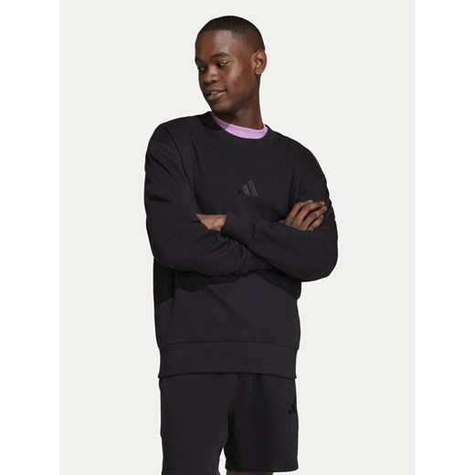 adidas Bluza ALL SZN French Terry IX1261 Czarny Loose Fit ze sklepu MODIVO w kategorii Bluzy męskie - zdjęcie 182746700