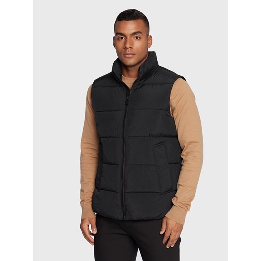 Calvin Klein Kamizelka Crinkle K10K110334 Czarny Regular Fit ze sklepu MODIVO w kategorii Kamizelki męskie - zdjęcie 182746740