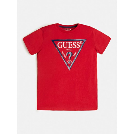Guess T-Shirt L73I55 K8HM0 Czerwony Regular Fit ze sklepu MODIVO w kategorii T-shirty chłopięce - zdjęcie 182746771
