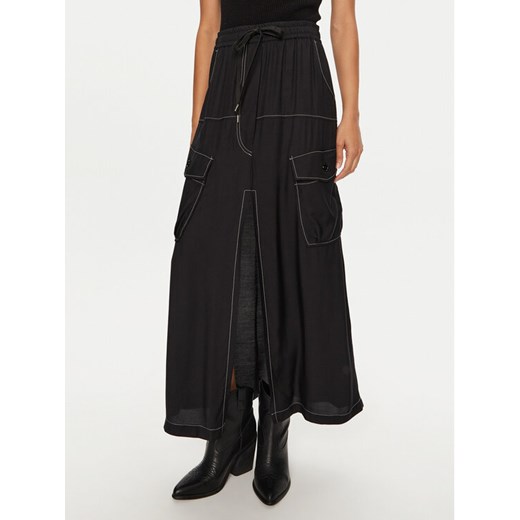 PINKO Spódnica midi Gulp 103564 A1WU Czarny Regular Fit ze sklepu MODIVO w kategorii Spódnice - zdjęcie 182746831