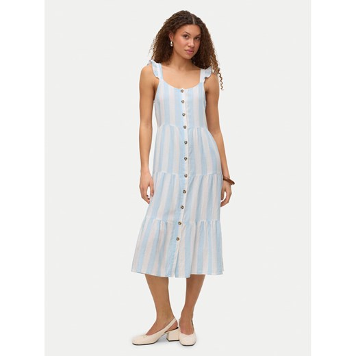 Vero Moda Sukienka letnia Linn 10322614 Błękitny Regular Fit ze sklepu MODIVO w kategorii Sukienki - zdjęcie 182746840