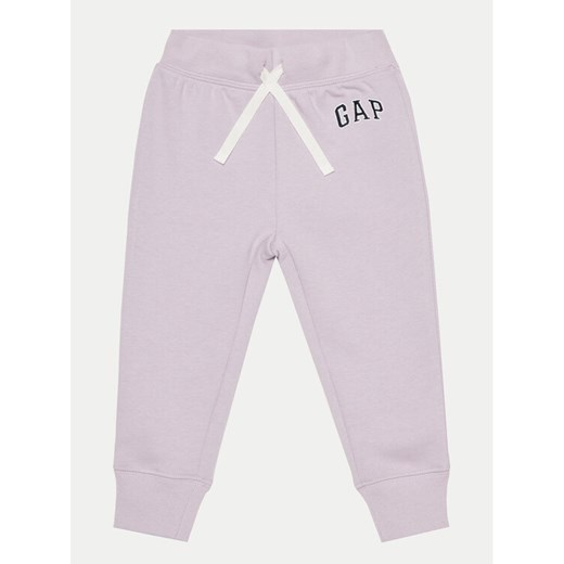 Gap Spodnie dresowe 794209-03 Fioletowy Regular Fit ze sklepu MODIVO w kategorii Spodnie dziewczęce - zdjęcie 182746884