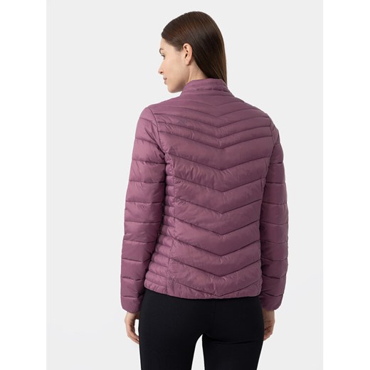 4F Kurtka przejściowa 4FAW23TDJAF224 Różowy Slim Fit ze sklepu MODIVO w kategorii Kurtki damskie - zdjęcie 182746952